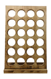Gianna's Home Rustic Farmhouse Wood Coffee Pod Holder For K-Cups, 24 Capacity (Torched Wood) - Gianna's Home