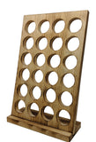 Gianna's Home Rustic Farmhouse Wood Coffee Pod Holder For K-Cups, 24 Capacity (Torched Wood) - Gianna's Home