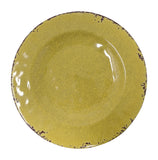 Gianna's Home 12 Piece Rustic Farmhouse Melamine Dinnerware Set, Service for 4 (Yellow) - Gianna's Home